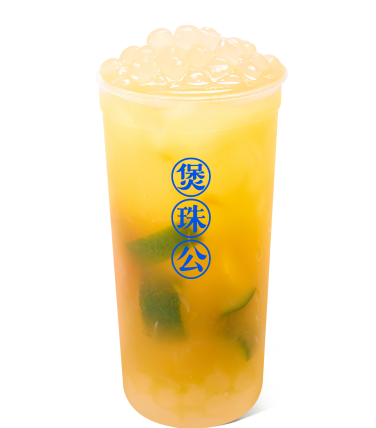 珍珠芒果柠檬茶