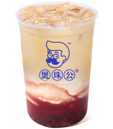 红豆米麻薯奶茶