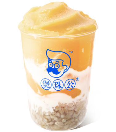 黄皮芒果酸奶