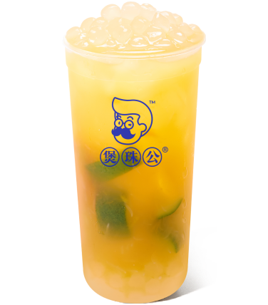 珍珠芒果柠檬茶
