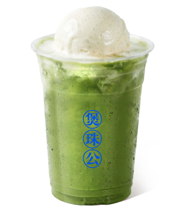 香草籽雪球抹茶