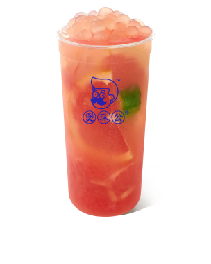 水果珍珠西柚茶